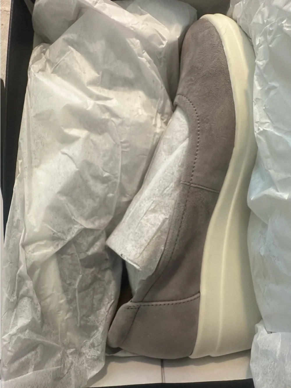 Naturalizer Gray Low Wedge Slip-On Flats